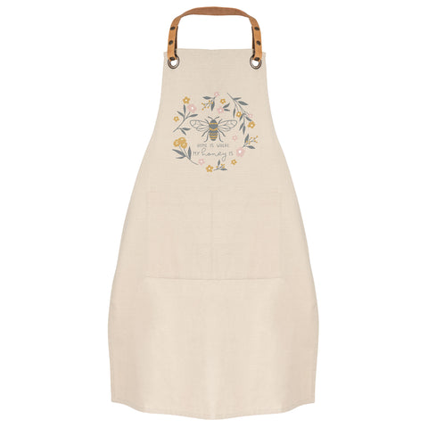Bee apron front view