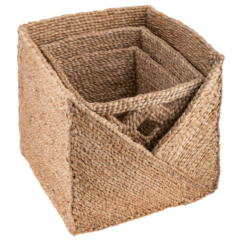 Jute Cube Organizers