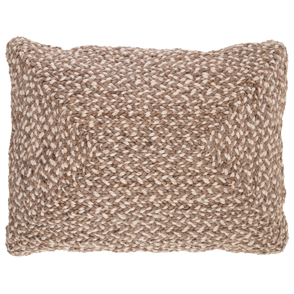 Mushroom rectangle jute pillows