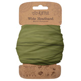 Olive Wide Headbands Packaging View