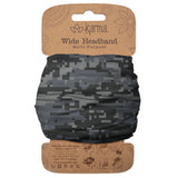 Digital Camo Wide Headbands Packaged View