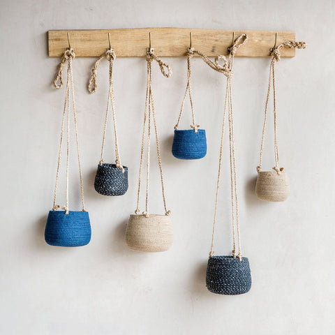 Hanging Woven Baskets