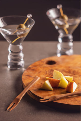 Bali Teak Fruit Forks