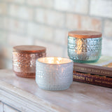 Hobnail Round Candle
